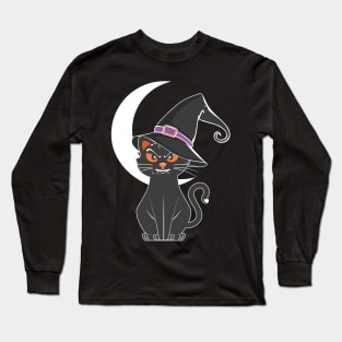 Halloween cat Long Sleeve T-Shirt